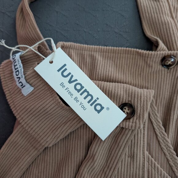 Corduroy Overall Dress NWT - Picture 9 of 9